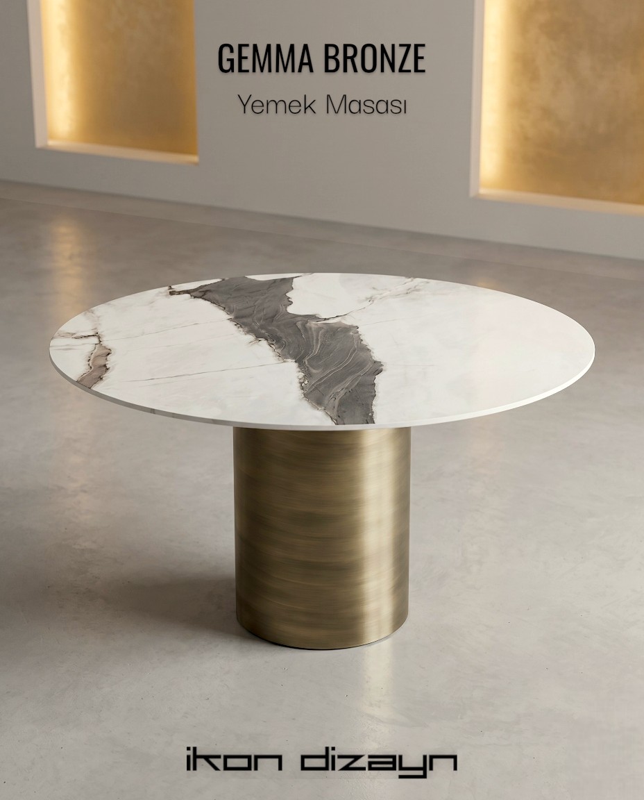 Gemma Bronze Yemek Masası