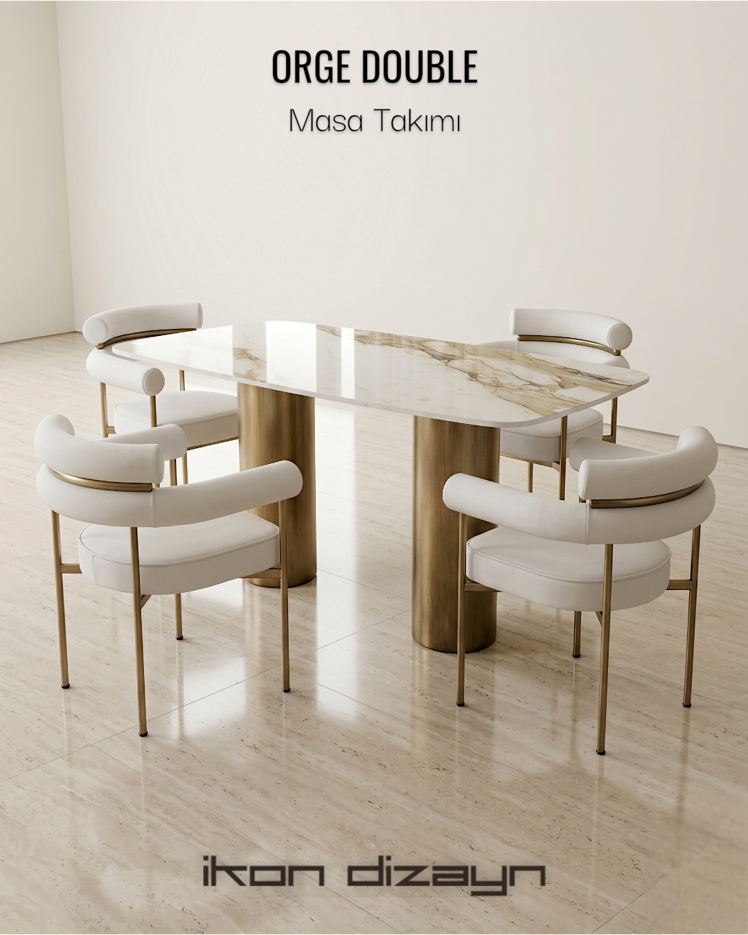 Orge Double Masa Takımı