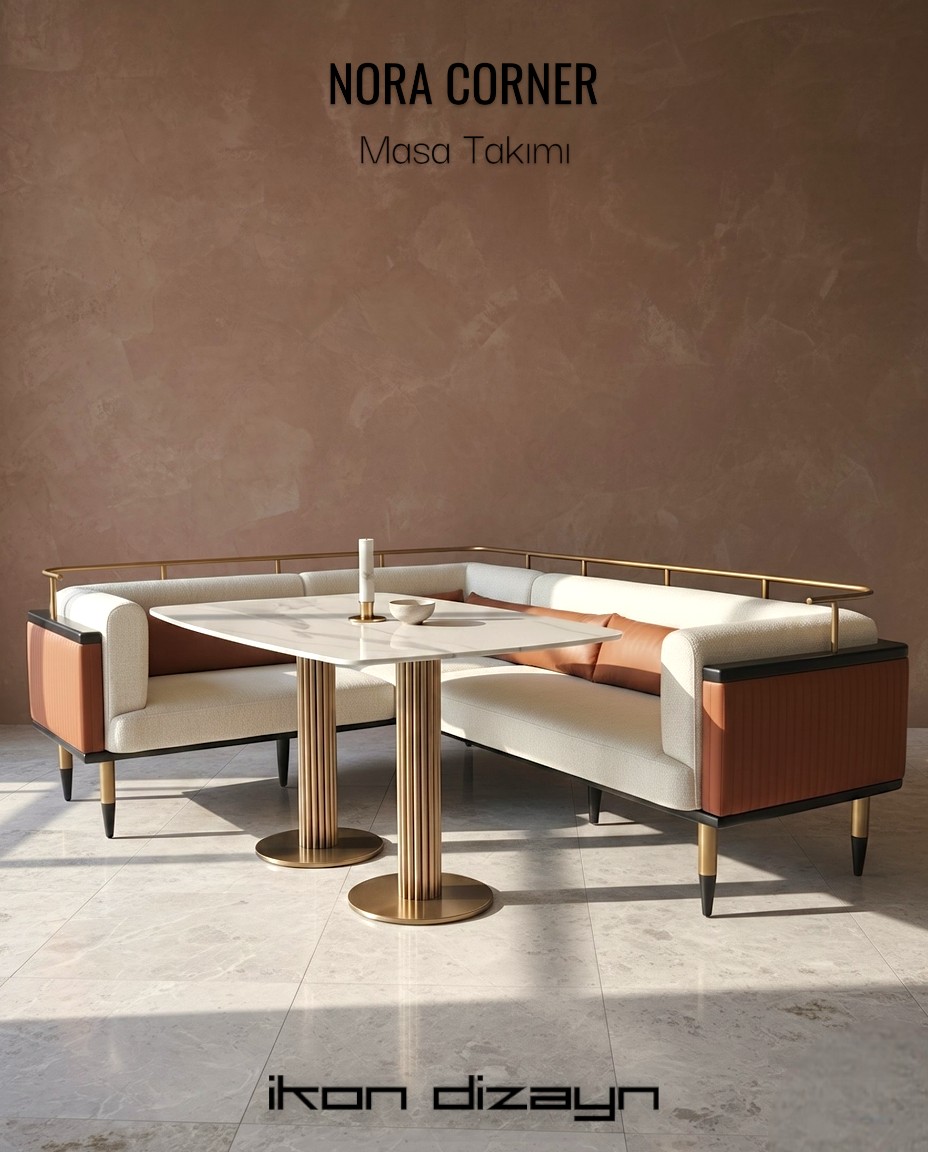 Nora Corner Masa Takımı